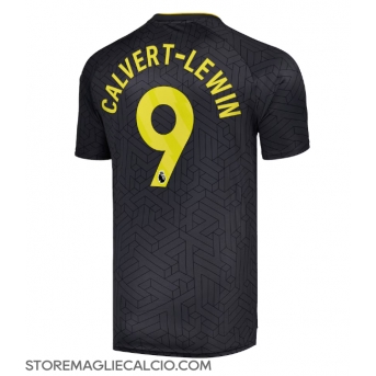 Everton Dominic Calvert-Lewin #9 Maglia Gara Trasferta Repliche 2024-25 Maniche Corte
